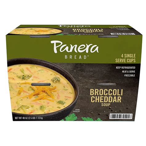 panera bread broccoli soup nutrition.